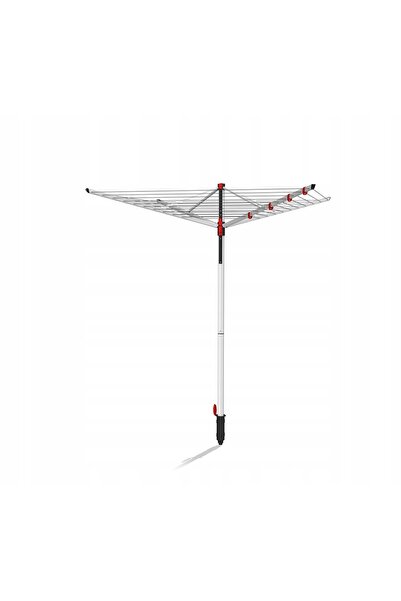 Vileda Uscător de rufe Sun Lift Compact 40m din aluminiu Negru/Alb