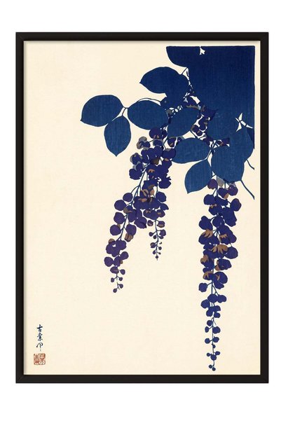 Postifull Poster cu model de frunze și imprimeu floral de viță de vie – Tablo...