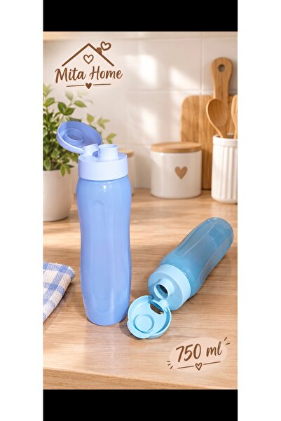 Tupperware Suluk Matara Bottle Set of 2 750 ml Lilac Blue Mita Home