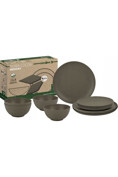 Brunner Set de cină Midday PLA Tierra Cocoa
