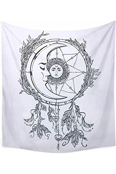 Abakuhaus Cuvertură de pat și fețe de pernă 230x270cm stil indian pentru dorm...