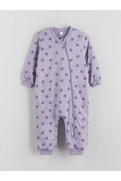 LC Waikiki Lilac Polka Dot Girls' Sleeping Bag