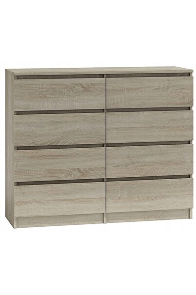 Topeshop TOP E SHOP M8 120 SONOMA Comodă cu sertare pentru living