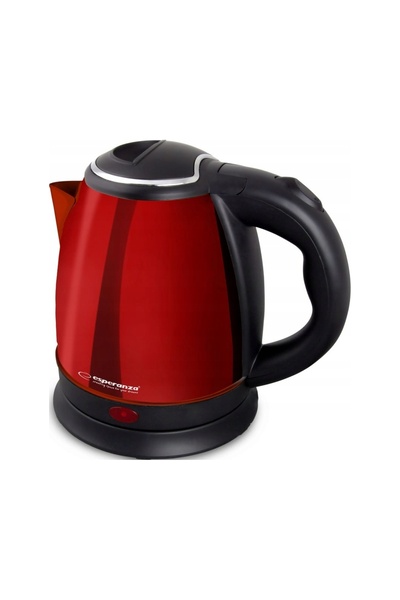 ESPERANZA Fierbător electric Parana 1L Negru-Roșu 1350W