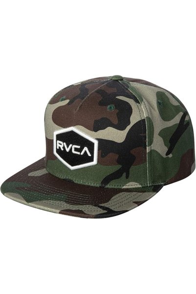 RVCA mens Adjustable Snapback Straight Brim Hat Hat (pack of 1)