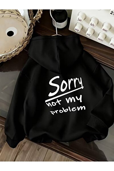 one button Unisex Φούτερ με στάμπα στην πλάτη και στάμπα στον ώμο, Premium με...