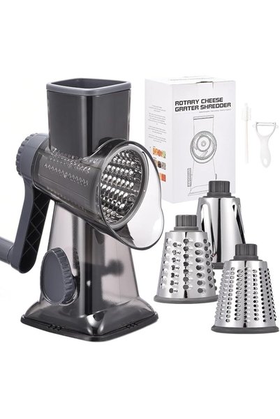 GENERAL Vegetable Slicer, Rotary Cheese Grater Hand Crank Cheese Shredder, Ve...