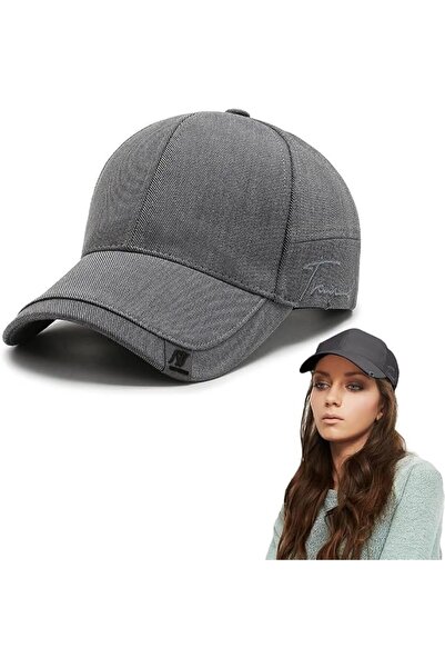 Tazweeq Baseball Cap for Men and Women, Adjustable Light Grey Breathable Sun ...