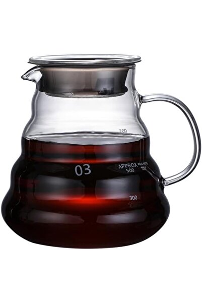 Generic SERVER Glass Coffee Server 600ml (Transparent, 02) (800)