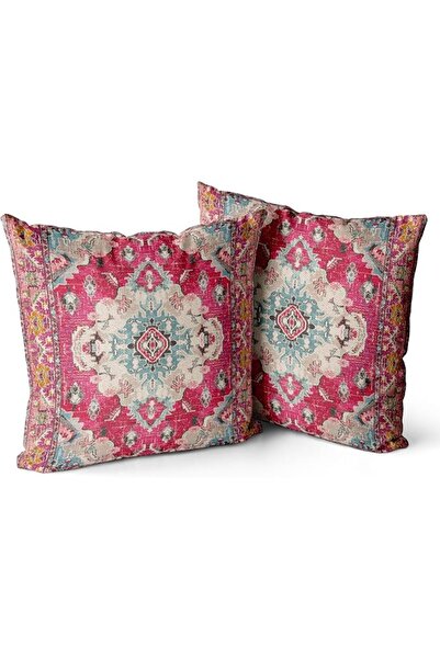 Snycler Snickler Boho Design Pillow Cover 66X66Cm, Set of 2 Boho Pattern Reve...