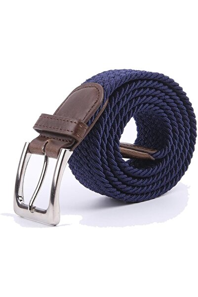 GENERAL Canvas Elastic Fabric Woven Stretch Multicolored Braided Belts