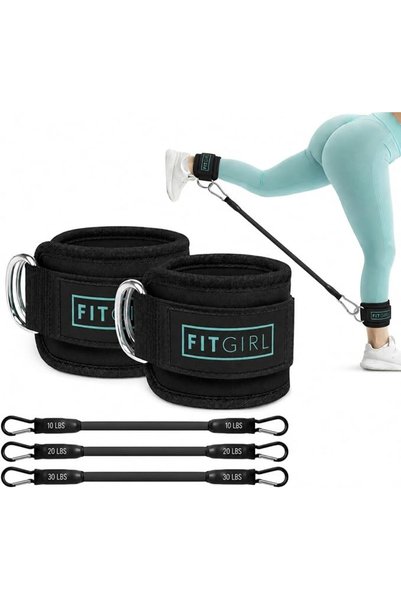 FITGIRL Ankle Strap for Cable Machine – Premium Padding and Comfort for Cable...