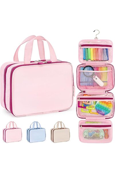 GENERAL Kids Travel Organizer – Multi-Compartment, Water-Resistant Hanging Ba...