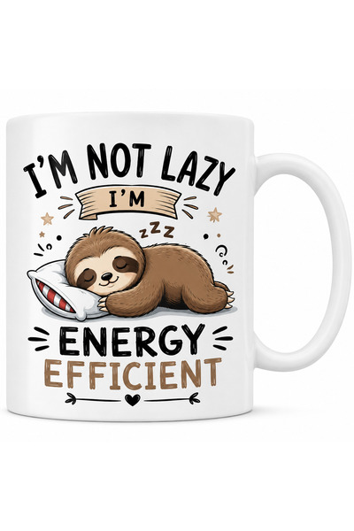 Generic Brand Cana amuzantă personalizată, Print Vibes, design lenes, ceramic...