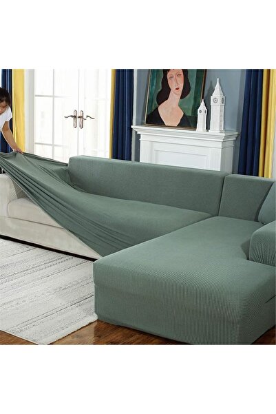 GENERAL L Shape Stretch Spandex Sofa Cover (SFT-4,3 Seater)