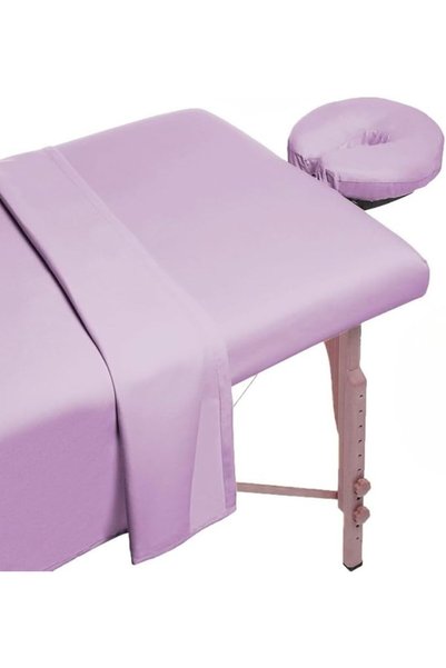 GENERAL Massage Table Sheets, 3 Piece Reusable Set - Includes Massage Table C...