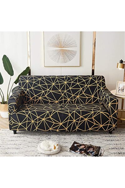 GENERAL Sofa Cover for 1 2 3 4 Seat, Morbuy Geometry Printed Sofa Slipcovers ...