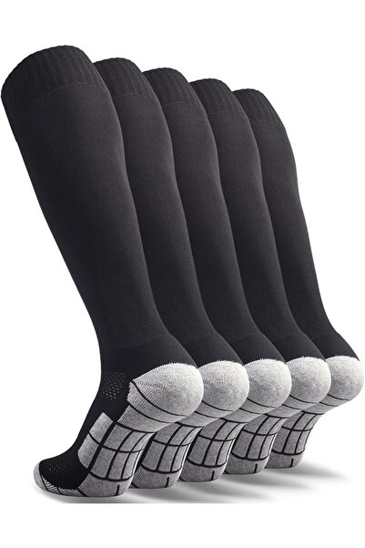GENERAL CWVLC Soccer Socks (1/3/5 pairs) Team Sport Knee High Socks for Adult...