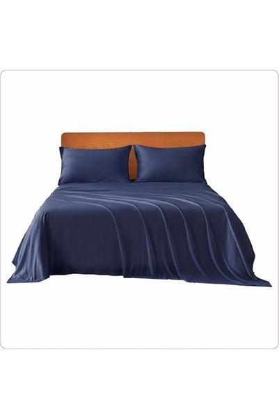 D DONETELLA FEEL THE LUXURY طقم ملاءات سرير دونيتيلا مكون من 4 قطع لسرير سوبر...