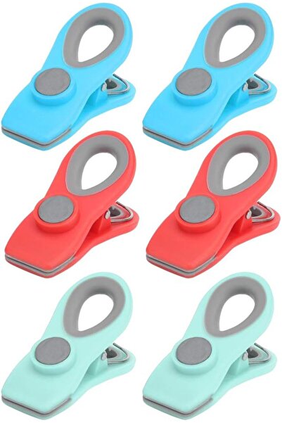 Generic Sealing Clips Food Bag Clips 2Pcs Mini for Kitchen for Snack red (Col...
