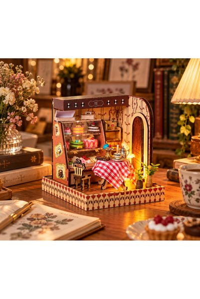 RELENO Miniature Cake House - Mini Dessert Cafe