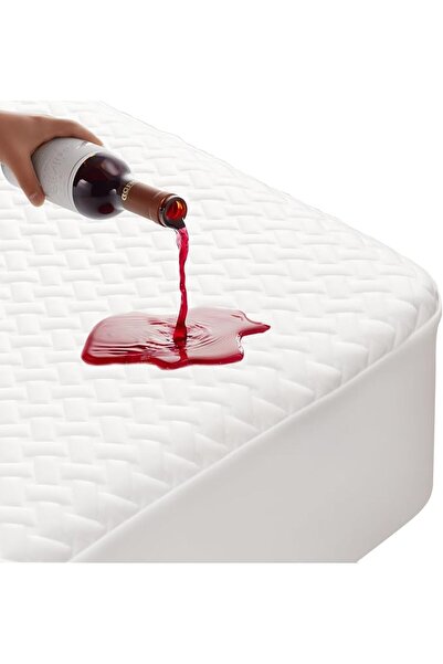 Mereza Waterproof Mattress Protector Double Size with 40cm Extra Deep Fitted ...