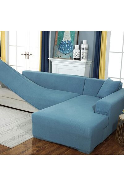 GENERAL L Shape Stretch Spandex Sofa Cover (SFT-4,3 Seater)