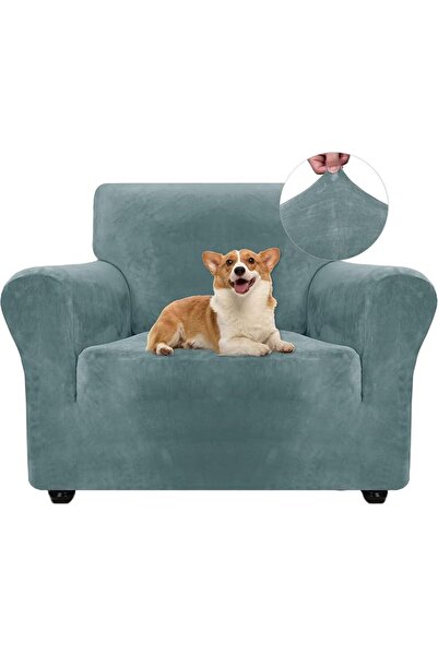 GENERAL Ystyle Velvet Sofa Cover, 3 Seater Sofa Cover, Stretch Sofa Cover, Un...