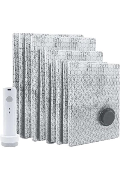 Generic Vacuum Storage Bags 9 Pieces Space Saving Pouch