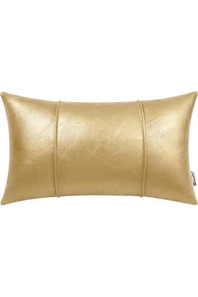 BRAWARM By Pramorn Decorative Leather Pillow Covers in Dark Brown Color 12X20...