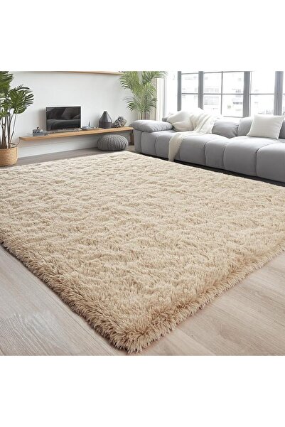 GENERAL Chikrak Soft Velvet Design Area Rug for Living Room and Bedroom 4X6 F...
