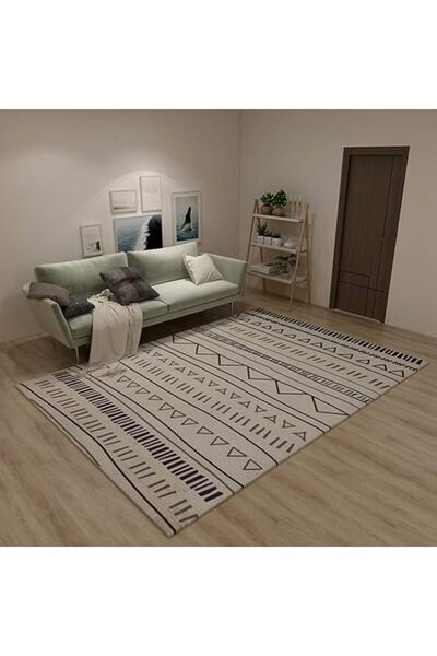 GENERAL MOXIC Soft Geometric Living Room Area Rugs Square Children Crawling B...