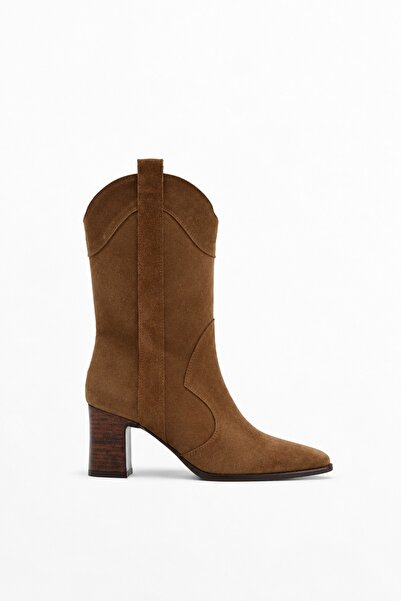 5in1Canpolat Honey Heeled Western Boots 26044