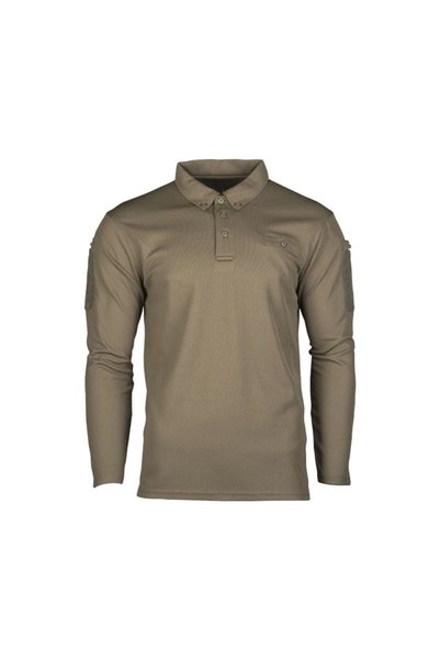 Mil-Tec Μακρυμάνικο Polo Tactical Quickdry Olive Drab XL