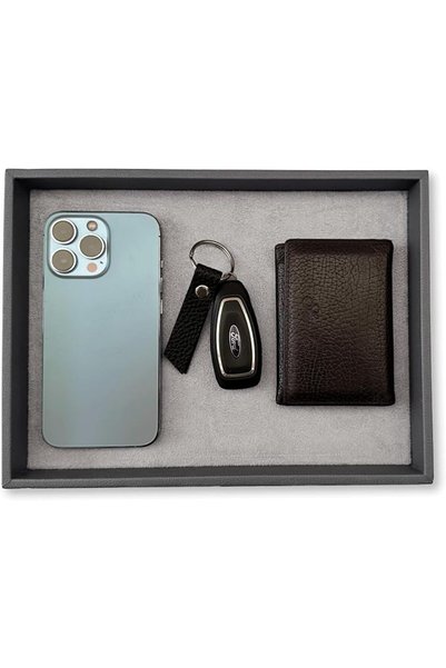 LeART Valet Tray for Men & Women – Leather Tray Organizer | Bedside, Nightsta...