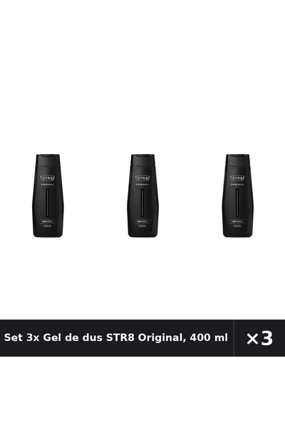 str8 Set 3x Gel de dus Original, 400 ml