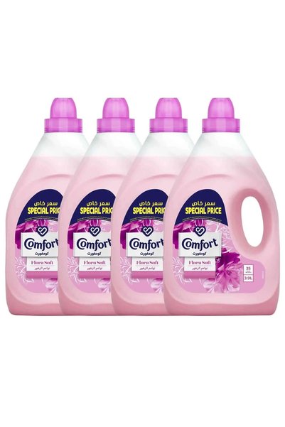 Comfort Flora Soft Fabric Softener 4 x 3.9 L
