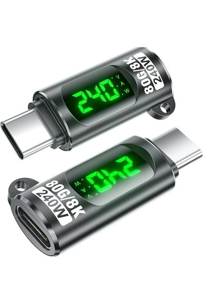NALACAL 240W USB C Adapter Power Meter Tester (2 Pack) - Voltage Current Powe...