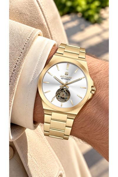 Reward Automatic-Battery-Free Yellow Color Steel Cord Stylish Gift Box Men's ...