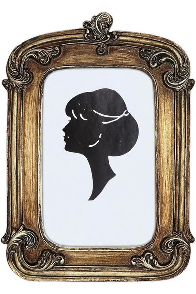X SPRING Antique Gold Picture Frame, 4x6 Inch Vintage Photo Frame with Glass ...