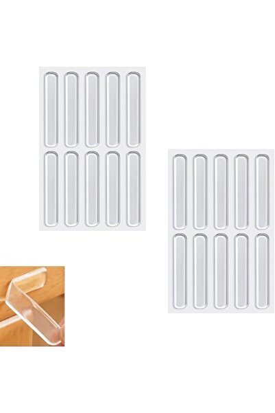 GENERAL Cabinet Bumpers Pads,20 Pcs Furniture Bumpers Silicone Clear Cabinet ...