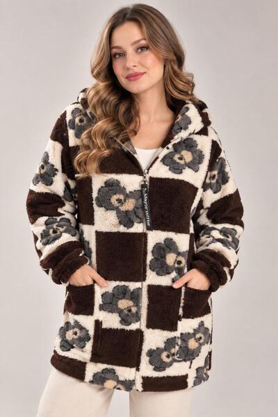 Orly More Peluş Teddy Fermuarlı Ceket