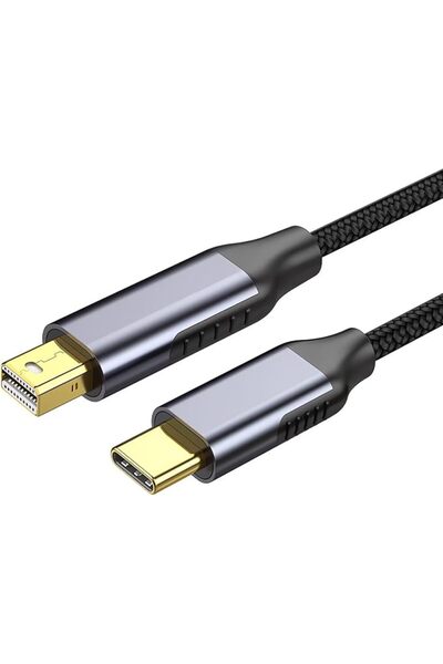 KASTWAVE كابل USB-C إلى Mini DisplayPort، بطول 6 أقدام، يدعم 4K@60Hz، متوافق ...