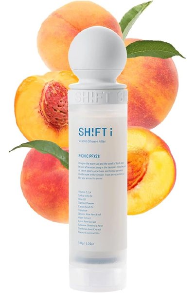 SH!FT Shower Filter with Picnic Scent for Cleaner Water and Softer Skin Remov...