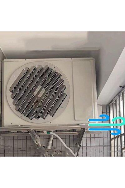 GENERAL Weatherproof Outdoor Air Conditioner Cover - Stainless Steel Wind Def...