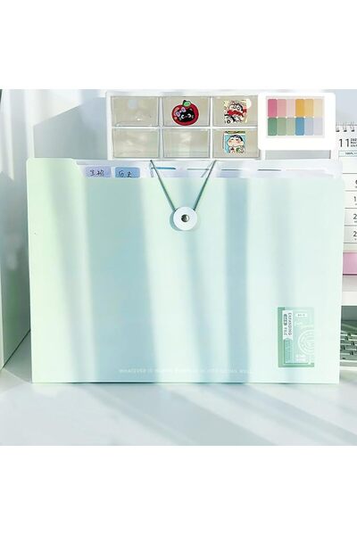 GENERAL Accordion File Organizer with Security Clasp, 8-Pocket Expanding File...
