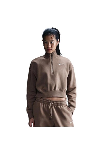 Nike Γυναικεία Αθλητικά Ρούχα Φούτερ Φλις Φοίνικας L