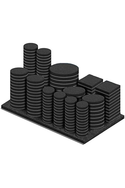 GENERAL 156PCS Furniture Grippers Felt Furniture Pads for Hardwood Floors Non...