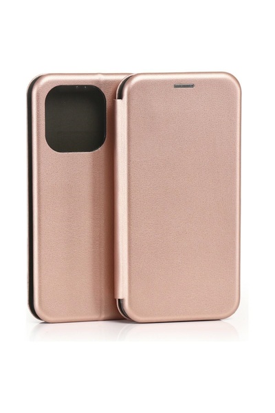 Beline Husă magnetică tip carte pentru Realme 16 Pro Rose Gold