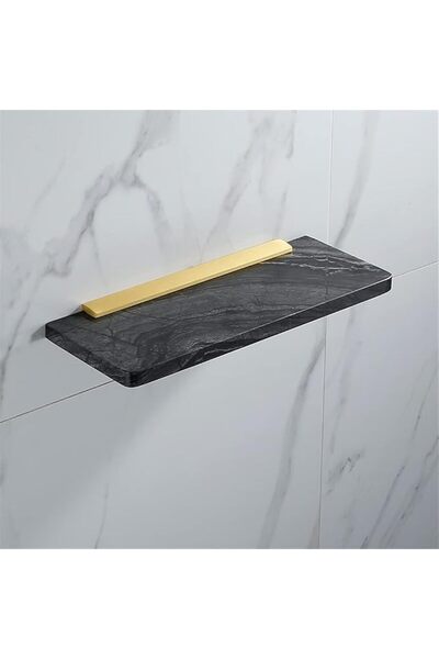 Generic Luxury Natural Marble Towel Rack, Bathroom Towel Holder, Tissue Holde...